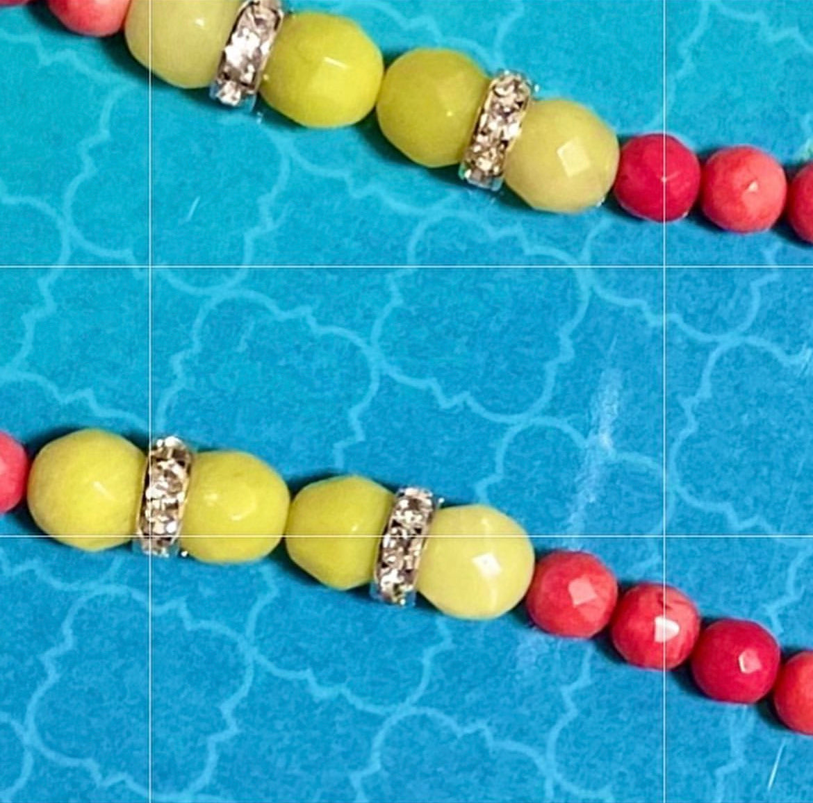 Handmade lemonstone coral crystals TokyoBegums