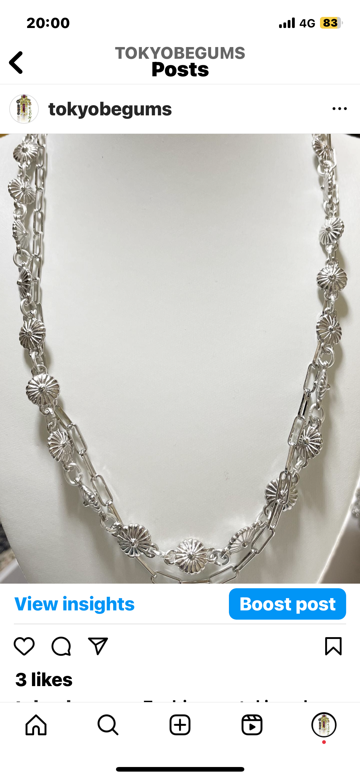Fashion #metal #beads #necklace TokyoBegums
