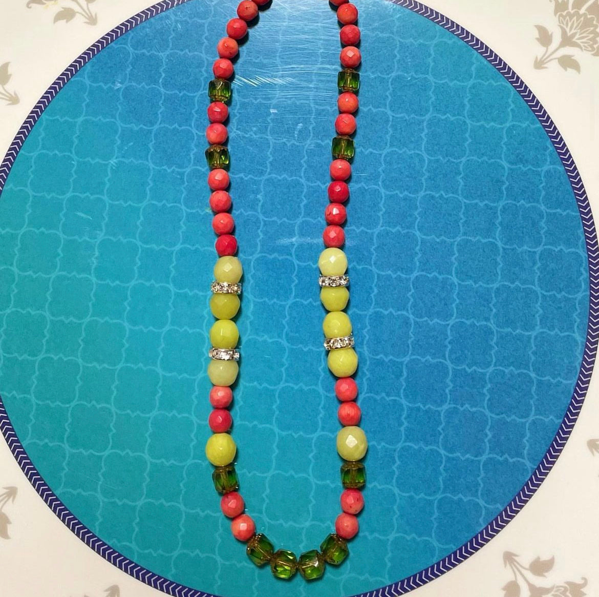 Handmade lemonstone coral crystals TokyoBegums