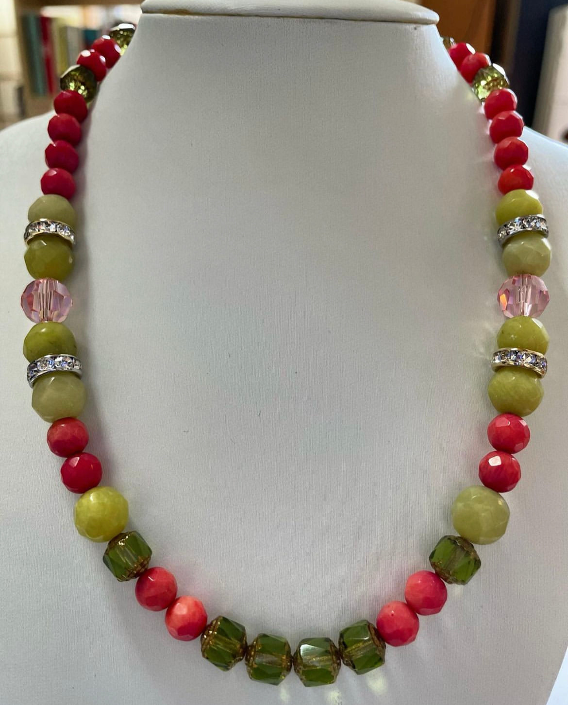Handmade lemonstone coral crystals TokyoBegums
