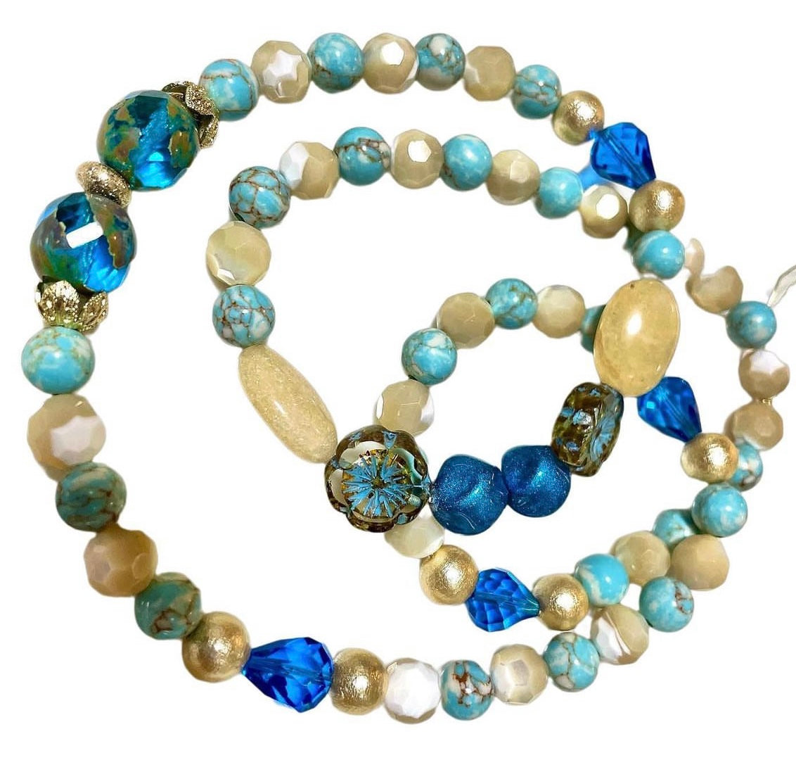 handmade beads crystals necklace TokyoBegums