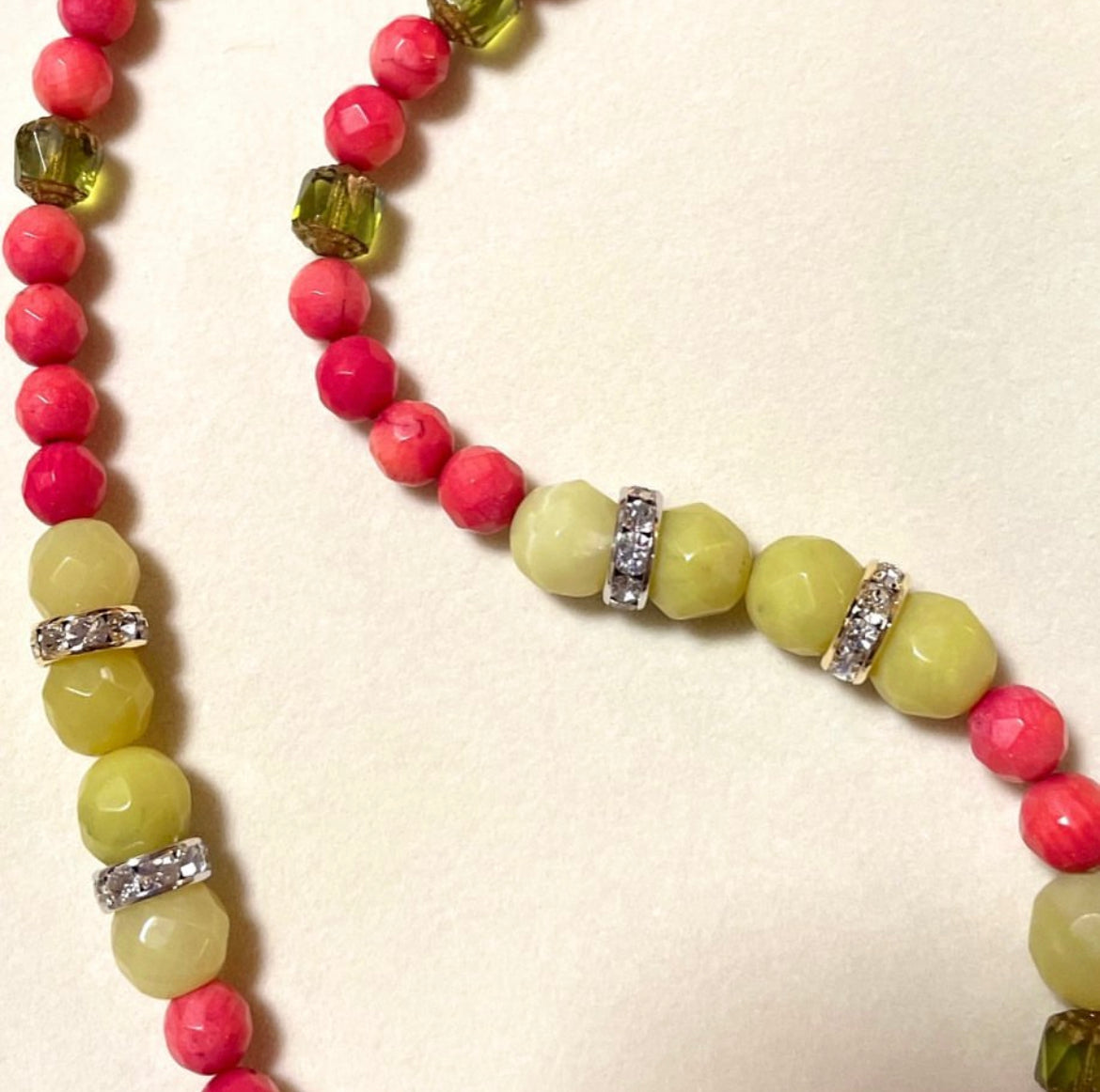 Handmade lemonstone coral crystals TokyoBegums