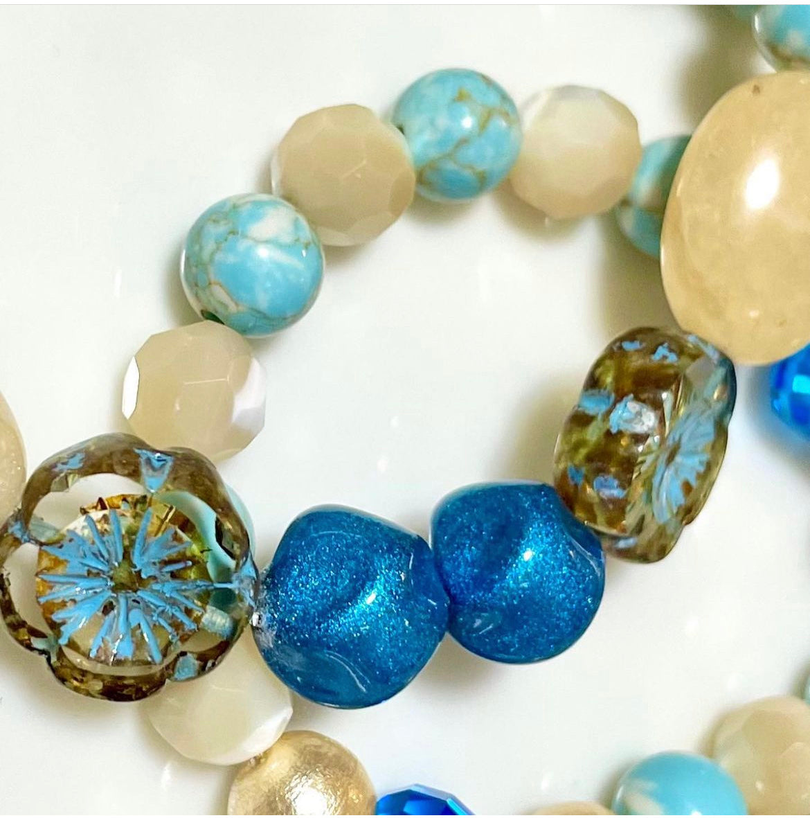handmade beads crystals necklace TokyoBegums