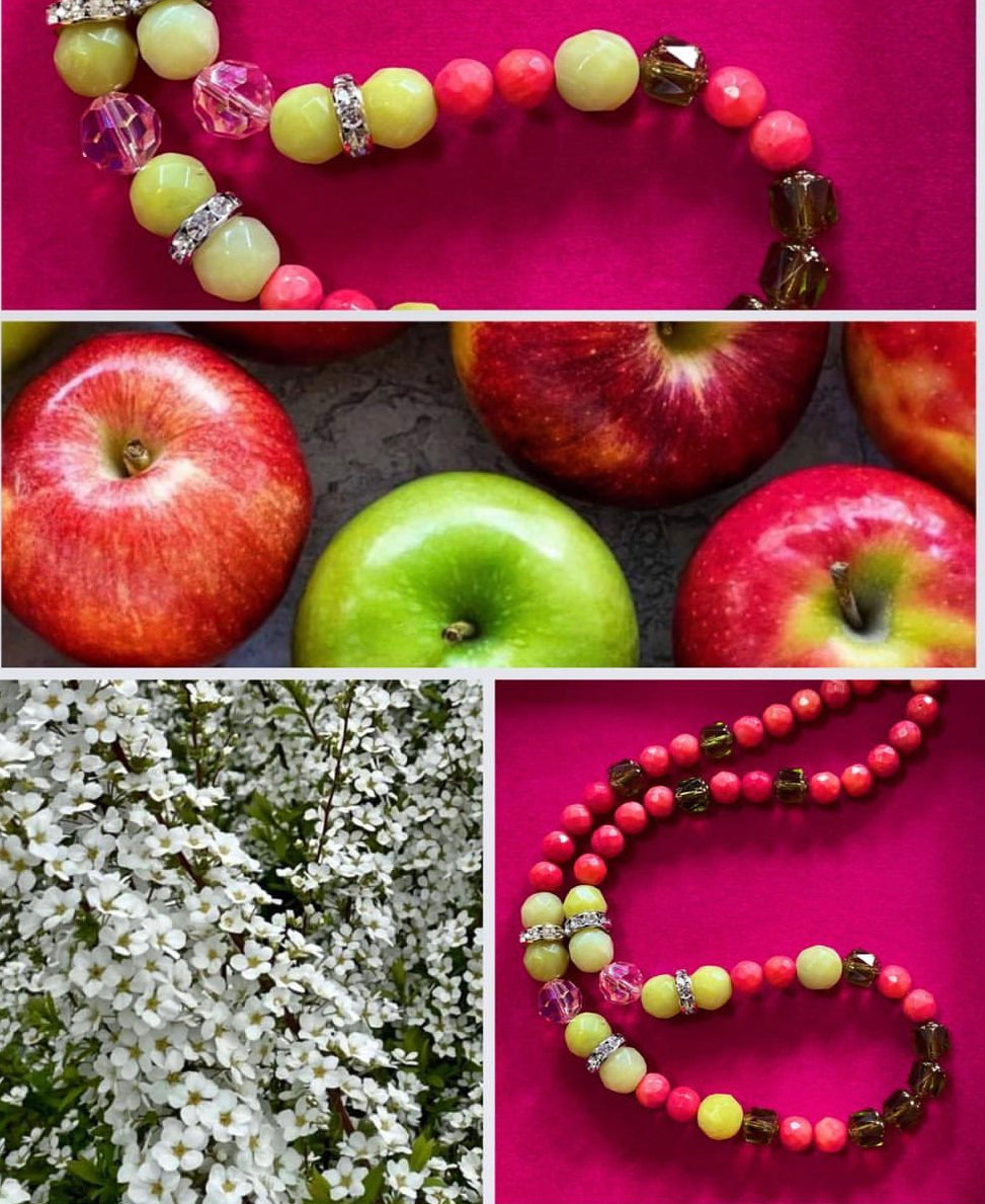 Handmade lemonstone coral crystals TokyoBegums
