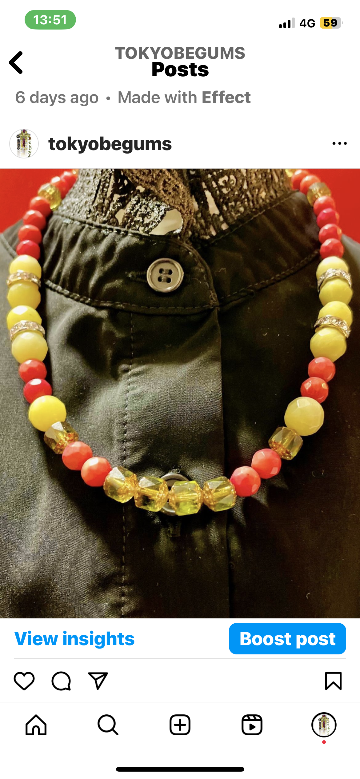 Handmade lemonstone coral crystals TokyoBegums
