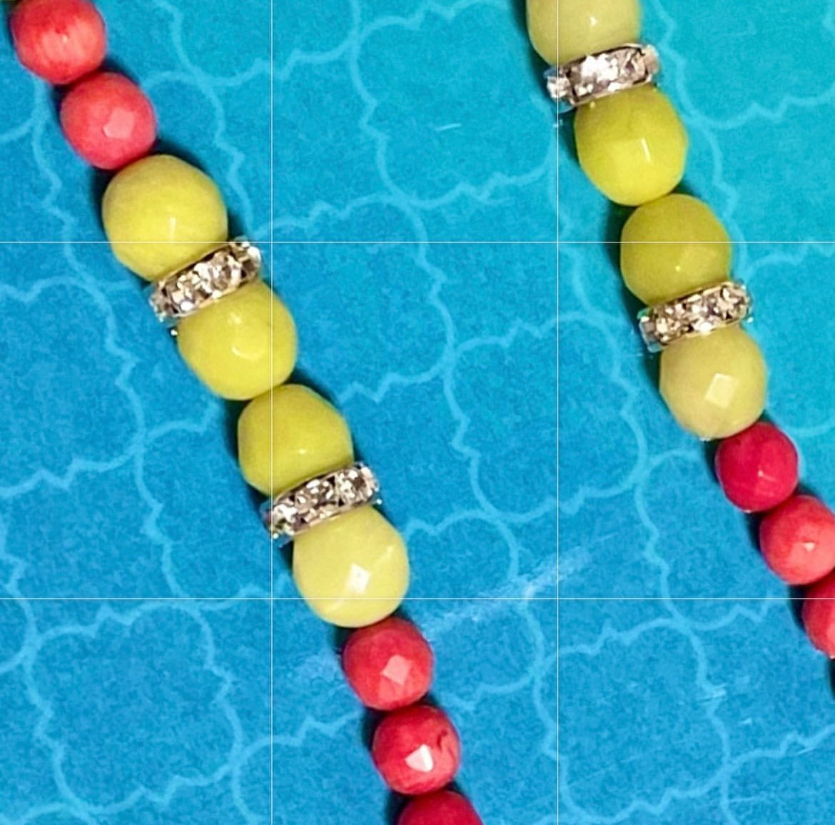 Handmade lemonstone coral crystals TokyoBegums