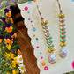 Handmade Lemon Leaf Drops earrings レモンリーフドロップ ピアス イヤリング TokyoBegums