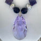 ✨✨✨Handmade #purple #grey shades beads #pearls necklace ! TokyoBegums