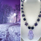 ✨✨✨Handmade #purple #grey shades beads #pearls necklace ! TokyoBegums