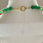 カラフルなビーズと宝石のネックレス ,colorful beads gemstones combination necklace TokyoBegums