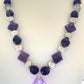 ✨✨✨Handmade #purple #grey shades beads #pearls necklace ! TokyoBegums