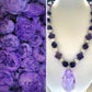 ✨✨✨Handmade #purple #grey shades beads #pearls necklace ! TokyoBegums
