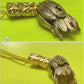 beautiful and finely crafted gold plated chain with lotus pendant