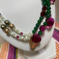 Double layer handmade beaded necklace TokyoBegums