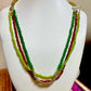 Handmade beads 3 colored layers necklace TokyoBegums