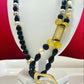 Handmade fashion black/yellow beads pearls necklace with pendant TokyoBegums