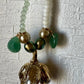 Beads lotus pendant necklace TokyoBegums