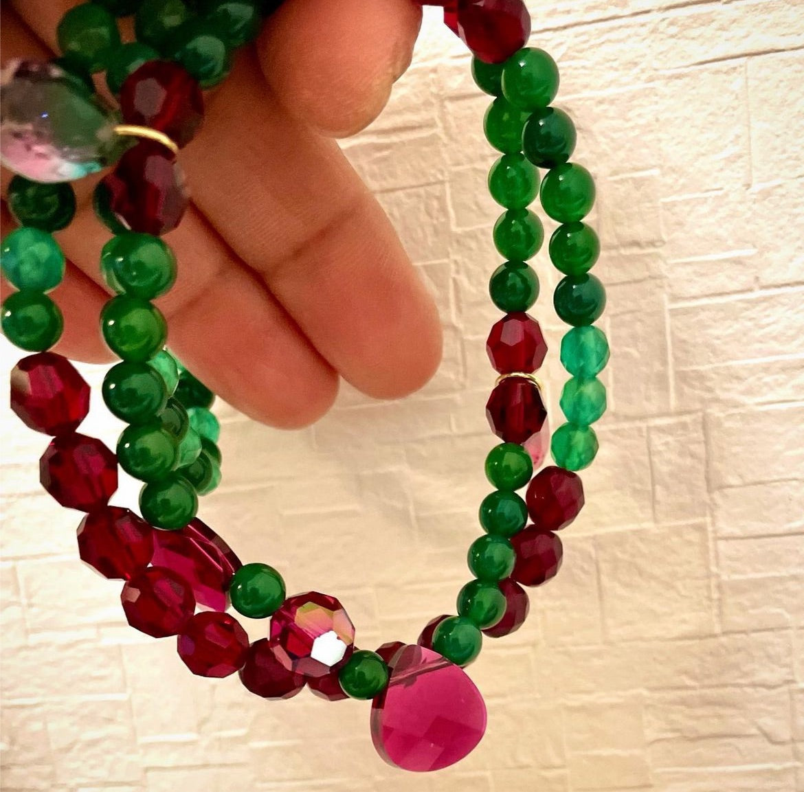 handmade fashion beads necklace