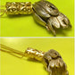 beautiful and finely crafted gold plated chain with lotus pendant TokyoBegums