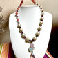 Pearls beads crystals necklace with pendant TokyoBegums