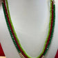 Handmade beads 3 colored layers necklace TokyoBegums