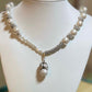 Resin Pearl necklace with lotus pendant TokyoBegums