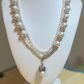 Resin Pearl necklace with lotus pendant TokyoBegums