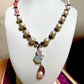 Pearls beads crystals necklace with pendant TokyoBegums
