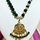 Green beads and white pearls TokyoBegums