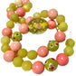 Fun combination of peach pink and green beads TokyoBegums