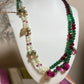 Double layer handmade beaded necklace TokyoBegums