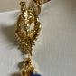 Blue and gold color beaded necklace TokyoBegums