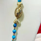 Leaf pendant beads necklace TokyoBegums