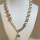 Resin Pearl necklace with lotus pendant TokyoBegums